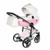 Lightweight aluminum chassis of Junama Candy Pink stroller