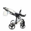 Junama Candy Blue stroller unfolded