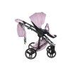 Junama Hand Craft Purple stroller configured with sport seat unit