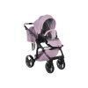 Adjustable footrest system on Junama Hand Craft Purple stroller