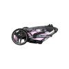 Compact folded position of Junama Hand Craft Purple stroller