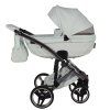 Side view of Junama Candy Premium Mint stroller showcasing mint finish side view