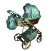 sojan zoya exclusive green 2 in 1 stroller side view