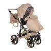 Sport version with leg cover on Junama Candy Premium Beige stroller