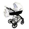 sojan zoya exclusive white black 2 in 1 stroller front view