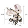Junama Candy Premium Pearl stroller dimension