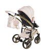 Lightweight aluminum chassis of Junama Candy Premium Pearl stroller