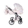 junama fleur pink 2 in 1 stroller side view detail