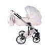 junama fleur pink 2 in 1 stroller side