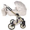junama fleur beige 2 in 1 stroller side