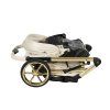 junama fleur beige 2 in 1 stroller folded