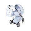 junama fleur blue 2 in 1 stroller detail