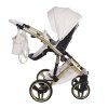 Matching parent bag included with Junama Candy Premium White stroller