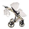 Junama Candy Premium White stroller with sport seat unit attached