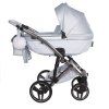 Junama Candy Premium Blue stroller side profile highlighting premium blue finish