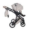 Junama Space Beige stroller handle with eco leather finish for comfortable grip