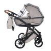 Junama Space Beige stroller mosquito net protecting baby from insects
