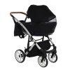 Junama Space Black stroller chassis with lightweight aluminium construction