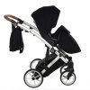 Junama Space Black stroller wheels designed for smooth and stable ride