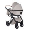 Junama Space Grey luxury stroller rear view showing durable chassis