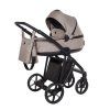 Junama Smart Beige premium stroller front view with beige finish