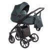 Junama Smart Green premium stroller front view with green finish