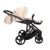 Junama Diamond Classic Beige stroller frame detail showing premium construction