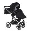 Junama Diamond S V3 Black Silver stroller legcover