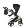 Junama Fluo Line V3 Black stroller seat unit for toddlers with adjustable backrest
