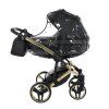 Junama Fluo Line V3 Black stroller seat unit for toddlers with adjustable backrest