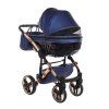 Junama Fluo Line V3 Blue stroller carrycot designed for newborn comfort