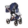 Junama Fluo Line V3 Blue front swivel wheels with lock system for better control