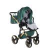 Junama Fluo Line V3 Green front swivel wheels with lock system for better control