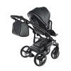 Junama Fluo Line V3 Grey sport seat side view with adjustable recline