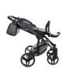 Junama Fluo Line V3 Grey stroller configured as practical travel system