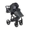 Junama Fluo Line V3 Grey stroller leg cover keeping baby warm in colder weather