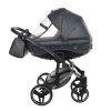 Junama Fluo Line V3 Grey stroller mosquito net protecting baby from insects
