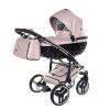 Junama Fluo Line V3 Pink luxury baby stroller main view with elegant pink design