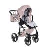 Junama Fluo Line V3 Pink front swivel wheels with lock system for better control