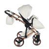 Junama Fluo Line V3 Individual White Cooper stroller wheels designed for smooth and stable ride