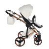 Junama Fluo Line V3 Individual White Cooper stroller chassis with lightweight aluminium construction