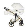 Junama Fluo Line V3 Individual White Gold stroller chassis with lightweight aluminium construction