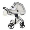 Junama Fluo Line V3 Individual White Silver stroller mosquito net protecting baby from insects