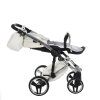 Junama Fluo Line V3 Individual White Silver stroller shopping basket for everyday baby essentials