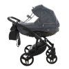 Junama S Class Black stroller mosquito net protecting baby from insects