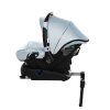 Junama S Class Blue stroller car seat side view with isofix
