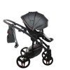 Junama S Class Grey stroller handle with eco leather finish for comfortable grip