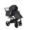 Junama S Class Grey stroller leg cover keeping baby warm in colder weather