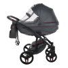 Junama S Class Grey stroller mosquito net protecting baby from insects