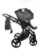 Junama S Class Grey stroller canopy protecting baby from sun and wind